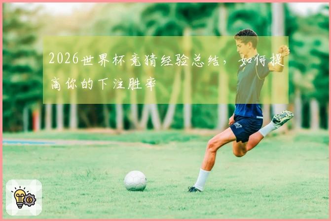 2026世界杯竞猜经验总结，如何提高你的下注胜率